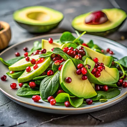 हराभरा अनार सलाद