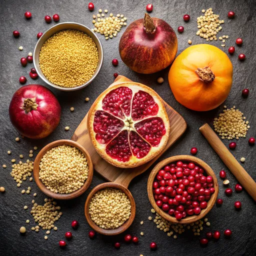 अनार और बाजरे का पुलाव